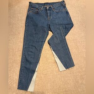 Levi’s straight leg two toned jeans size 25